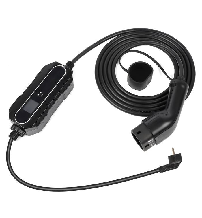 Mobiele Lader Type 2 naar Randaarde (Schuko) instelbaar 6-16A (max. 3,7kw)