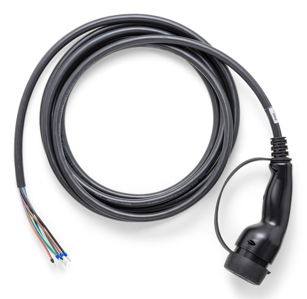 Ratio E-Line Open Einde Laadkabel 1-Fase 32A 7,4kW 5 meter