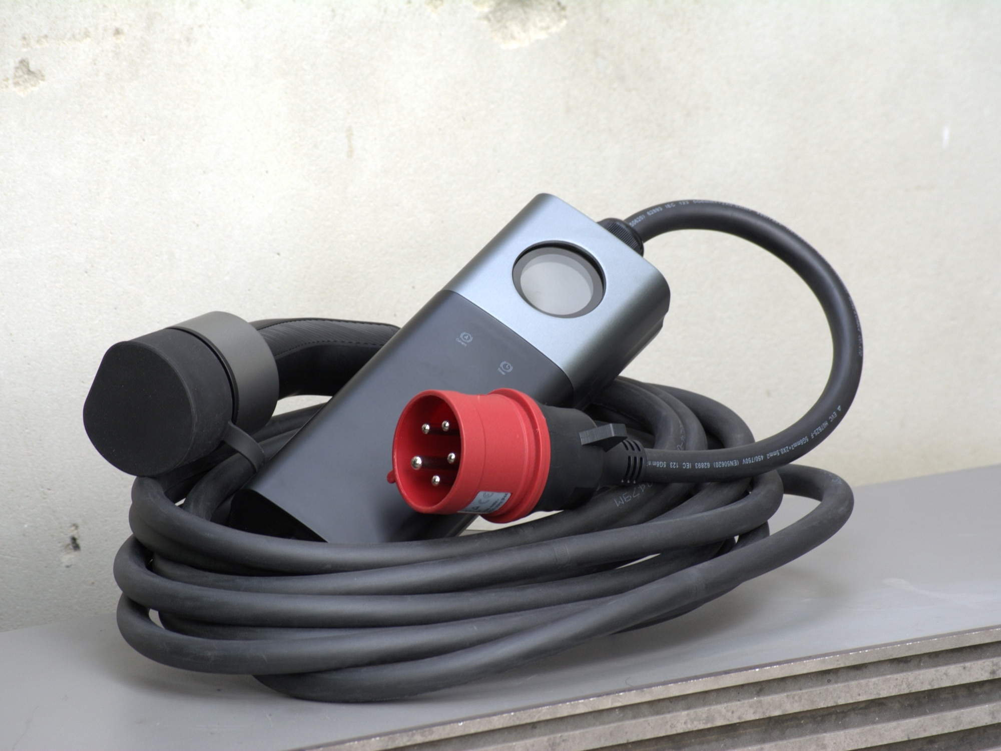 EVshield ThunderCord 22kW Type 2 naar CEE32A Rood - 7 meter