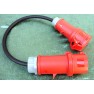 Adapter CEE 32A Male CEE 16A Female