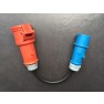Adapter CEE 16A male CEE 16A Female