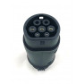 Adapter Type 1 Male naar Type 2 Female