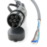 Ratio E-Line EV Cable Type 2 to open end 3x32A 5m