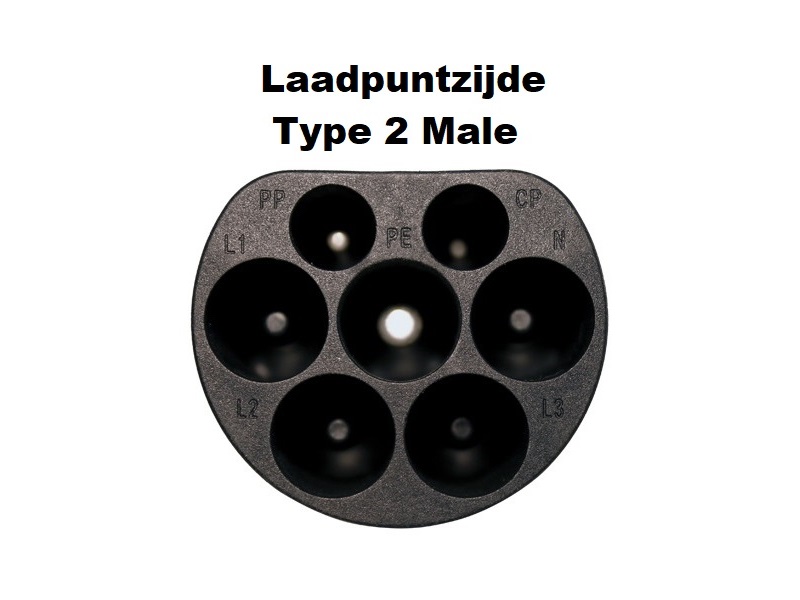 Type 2 Male Stekkers